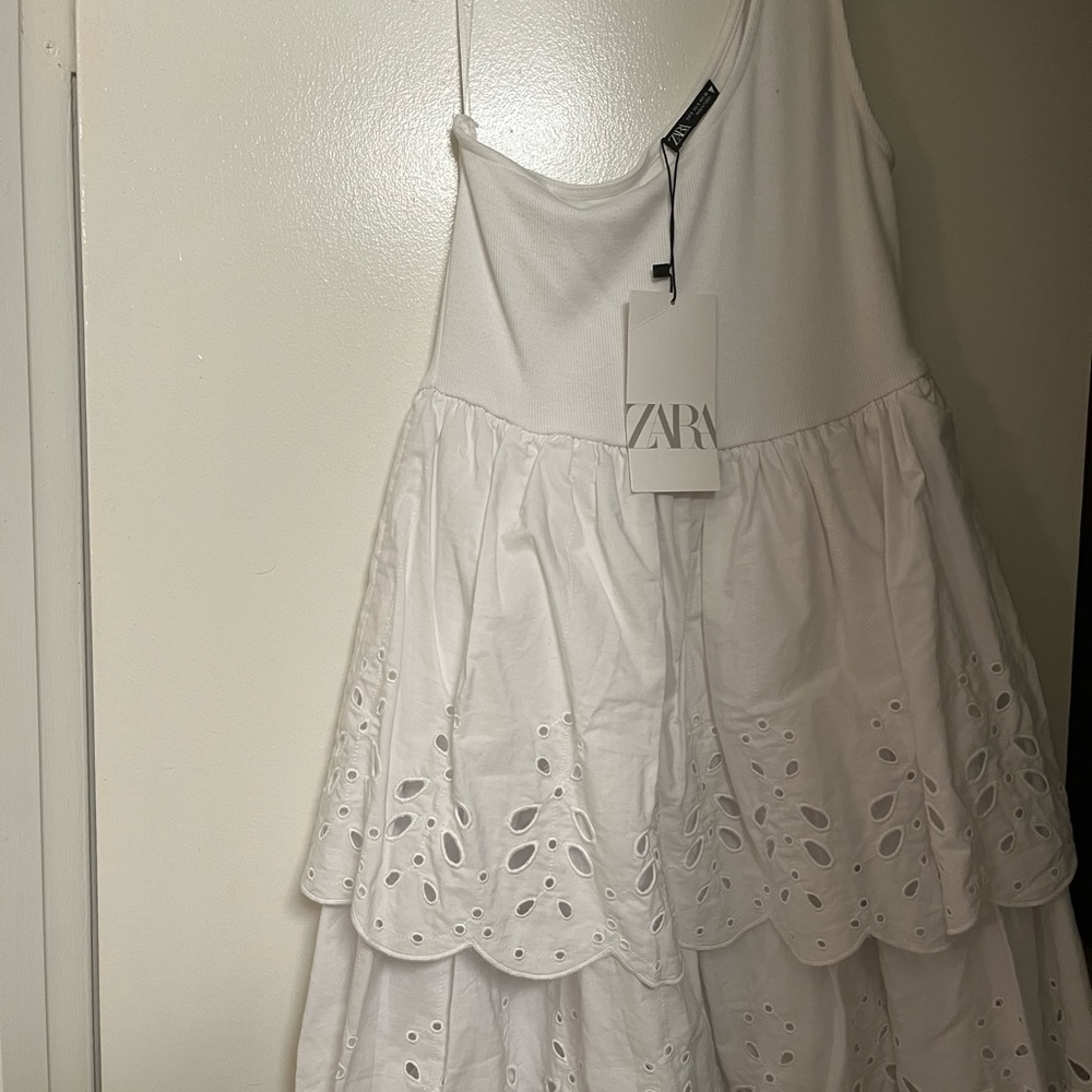 White Zara dress
